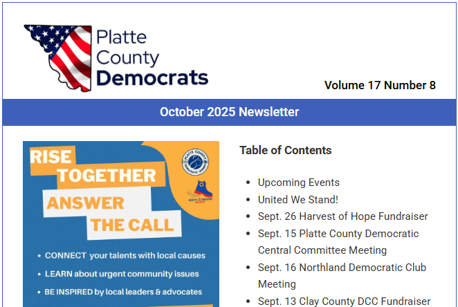 October 2025 Newsletter